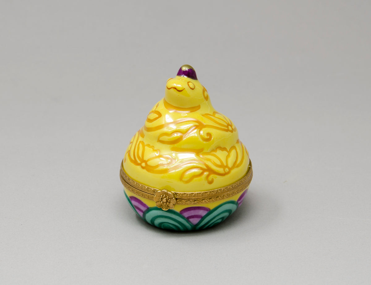 干支【リモージュボックス】(巳の年・京焼オリジナル風) – 六兵衛窯