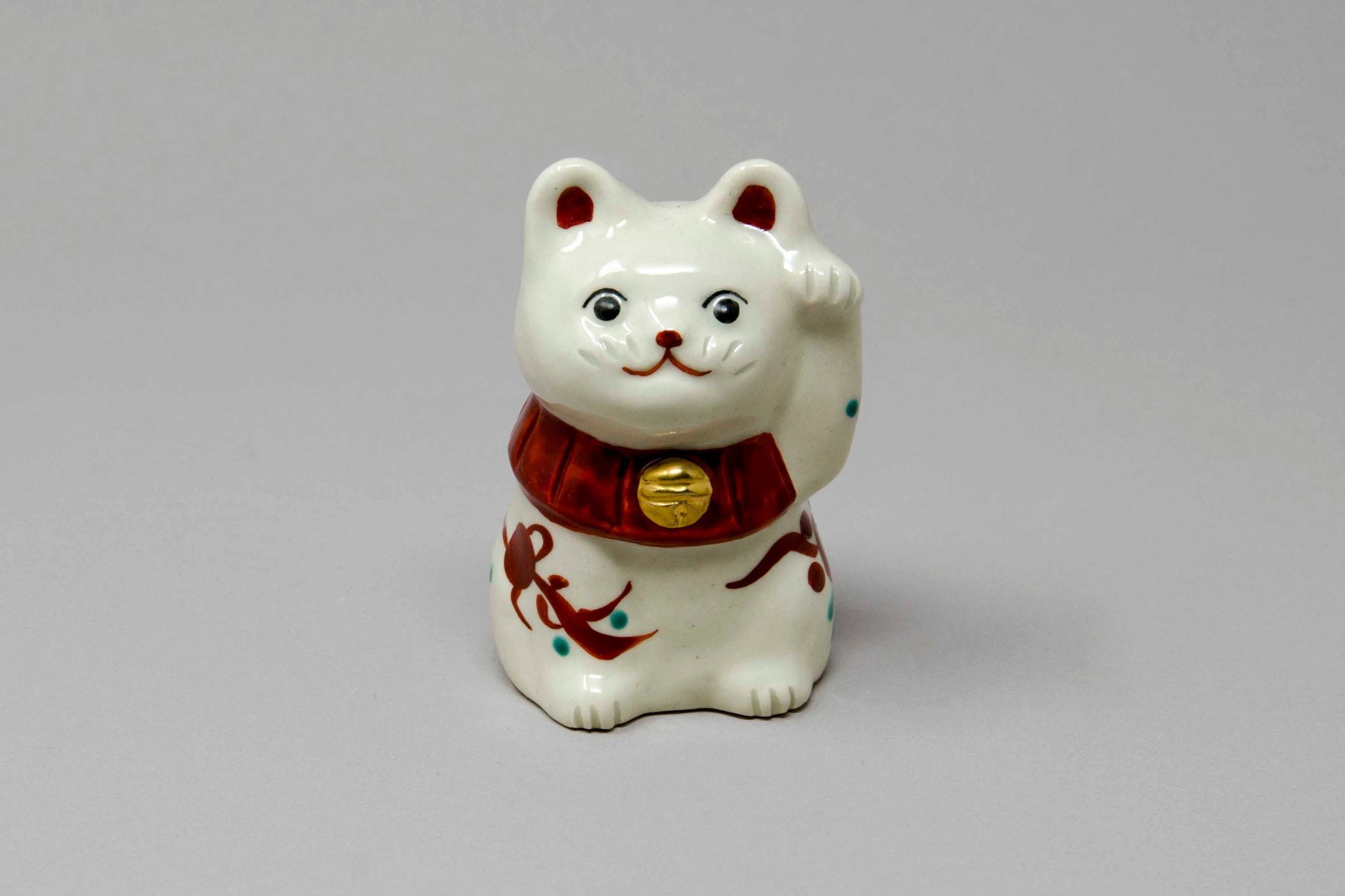 備前焼 招猫 2匹 右手挙 左手挙 縁起物 置物 飾り物 備前猫AK59